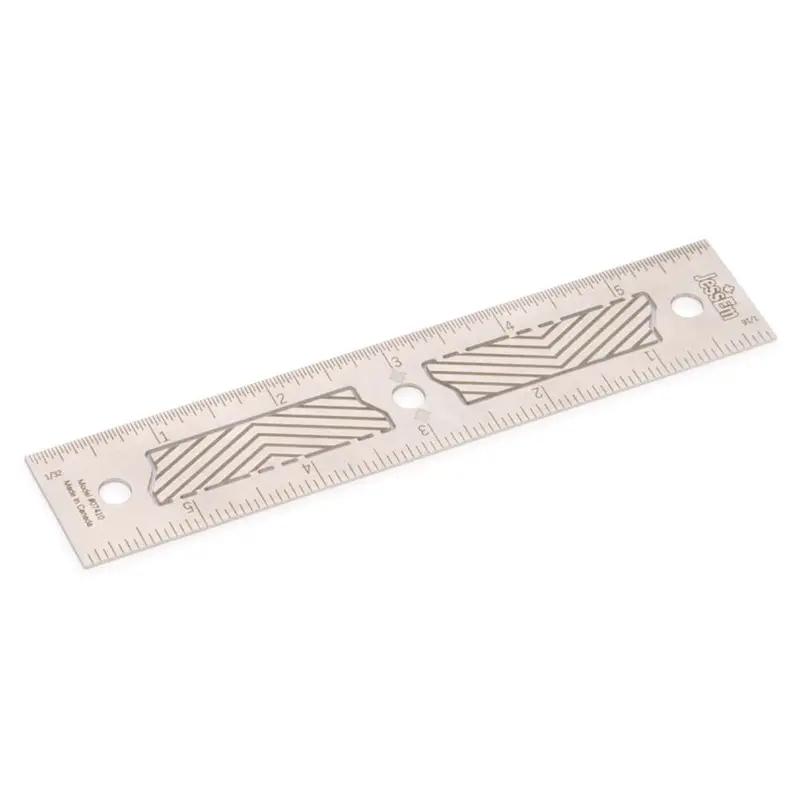 6-Inch Imperial Stainless Steel Precision Ruler – Pocket-Sized Measuring Tool