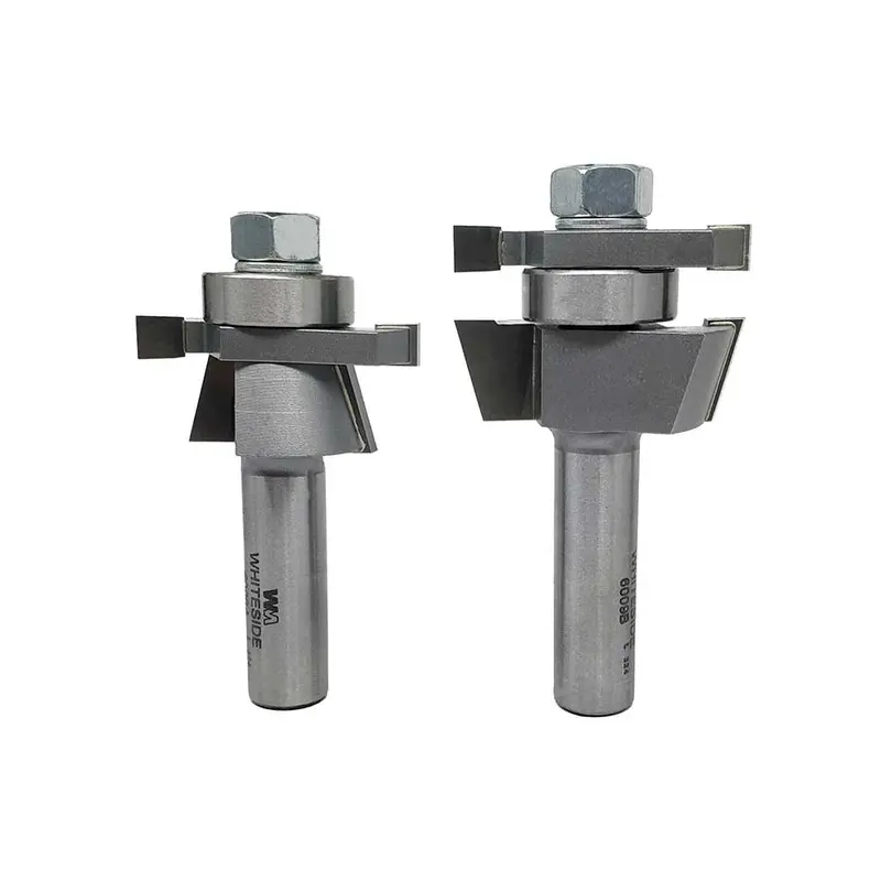 6008 Shaker Stile-and-Rail Router Bit Set – 7/32″ Panel Profile, 1/2″ Shank