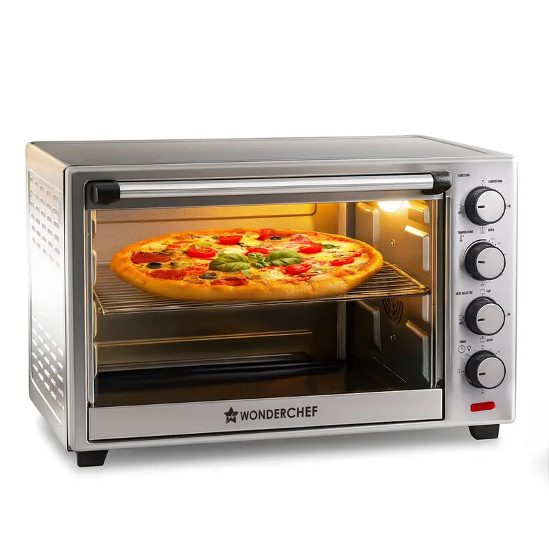 60L Stainless Steel OTG Oven Toaster Griller – Rotisserie, Auto Shut-Off, 6 Heat Settings