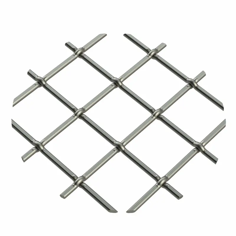 .75-Inch Multi-Crimp Diamond Decorative Grille Sheet in Antique Pewter – 18″ x 48″