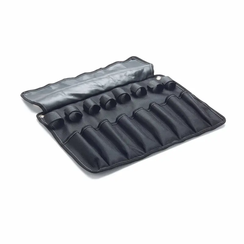 8-Slot Rolled Chisel Organizer – Durable Fabric Storage