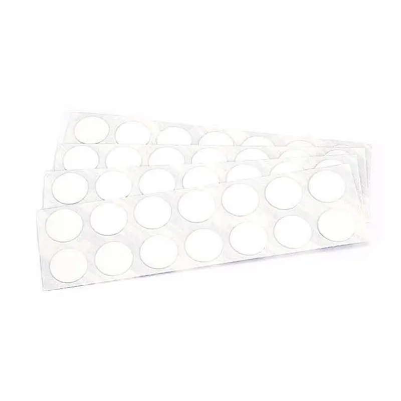 9/16″ White PVC Peel-and-Stick Screw Caps — 260-Piece Hardware Kit
