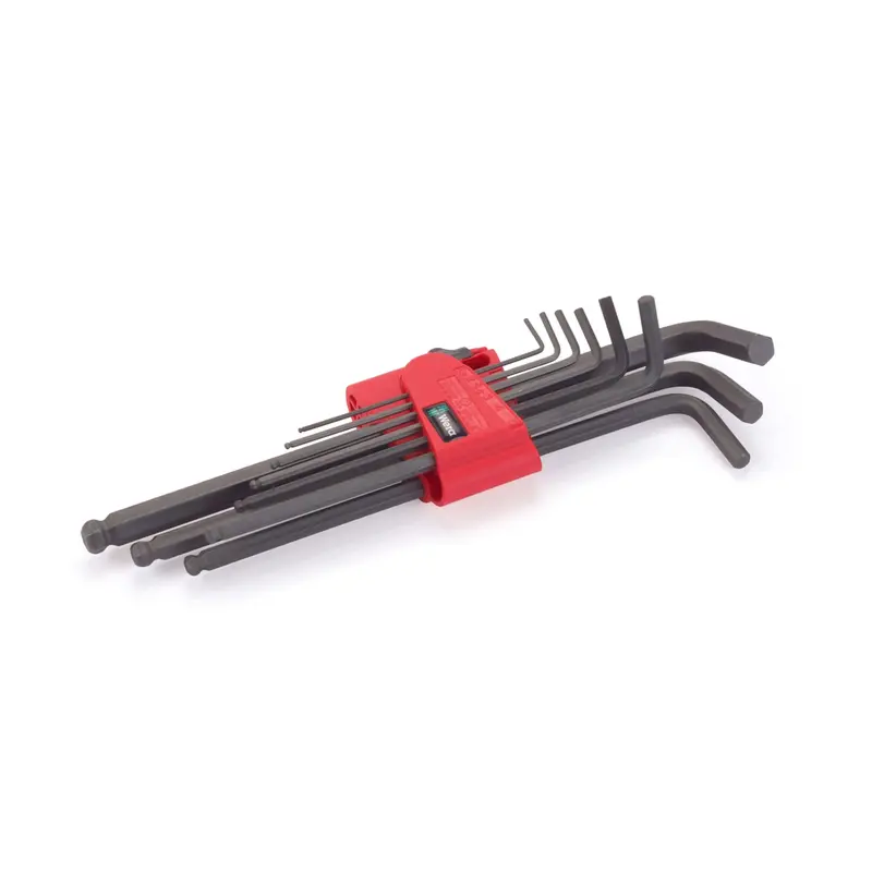 9-Piece Metric Hex Key Set – Ball-End and Straight-End Keys