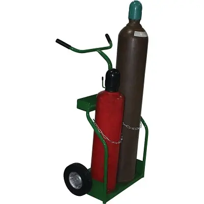 900 Series Dual-Cylinder Transport Cart – Fits 8.5″ & 9.5″ Diameter Tanks, 10″ Semi-Pneumatic Wheels