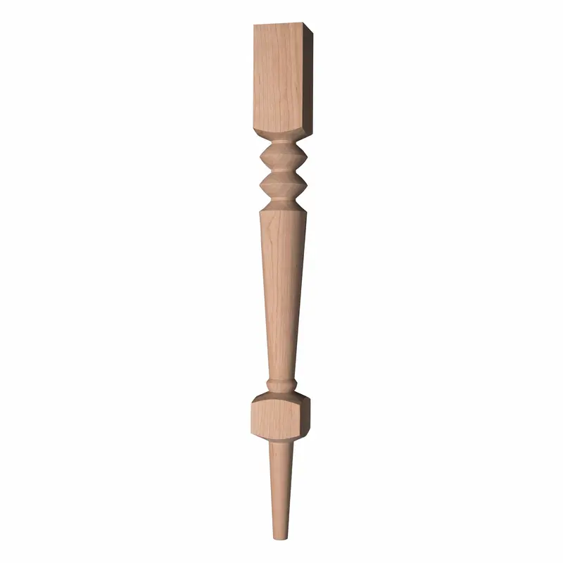 Abaco Island Tapered Table Leg (35.5″ H x 3.5″ W x 3.5″ D)