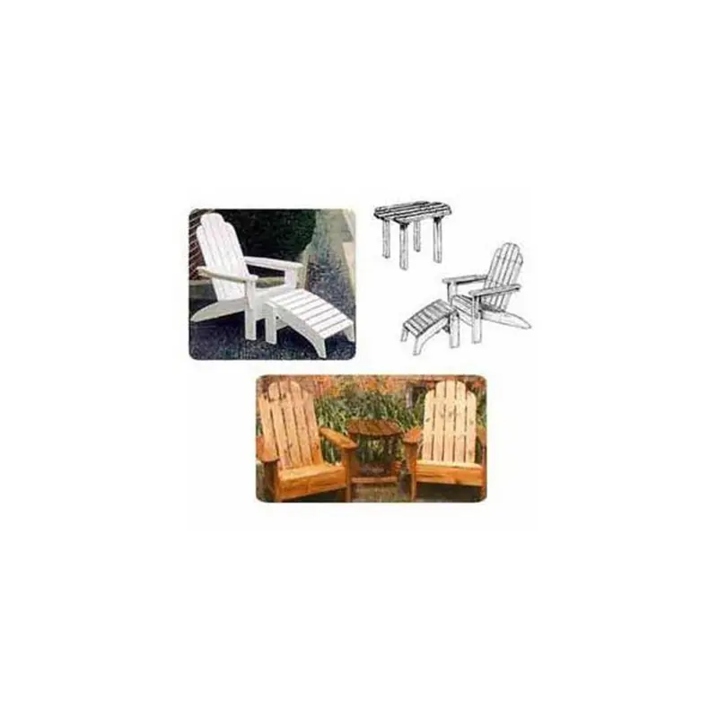 Adirondack Chair Set Building Plan