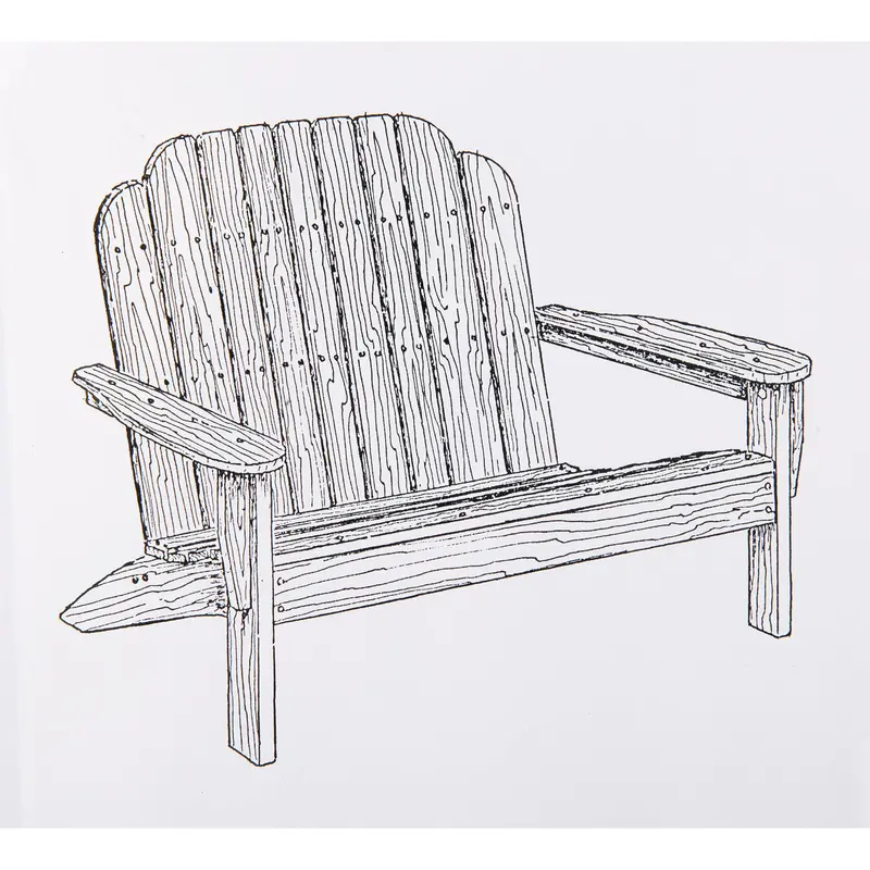 Adirondack Loveseat – DIY Outdoor Furniture Woodworking Plan