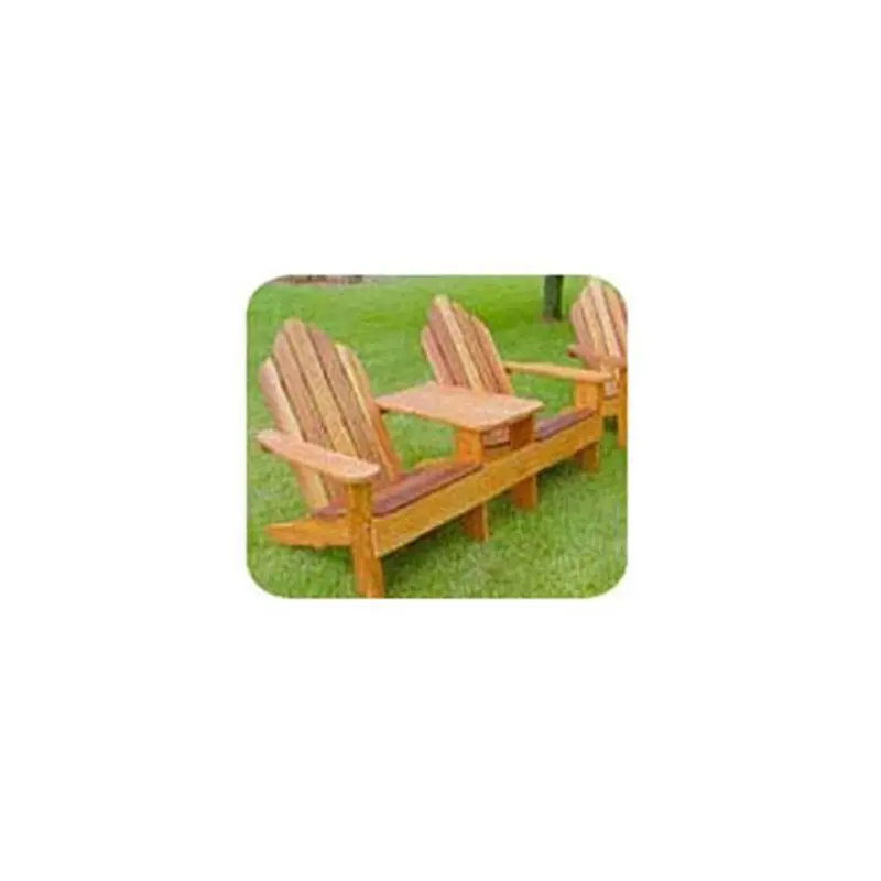 Adirondack Tete-a-Tete Bench – Printable Outdoor Furniture Woodworking Plan