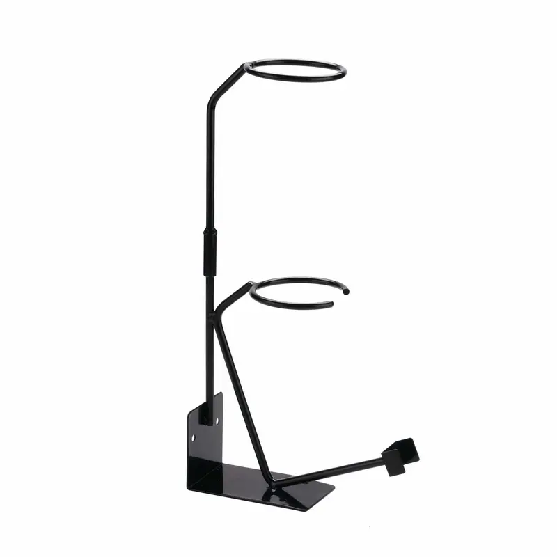 Adjustable Gravity-Feed Spray Gun Stand with Removable Strainer Holder