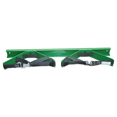 Adjustable Steel Wall Bracket for Pipes 3″ to 10″ in Diameter – Green Finish