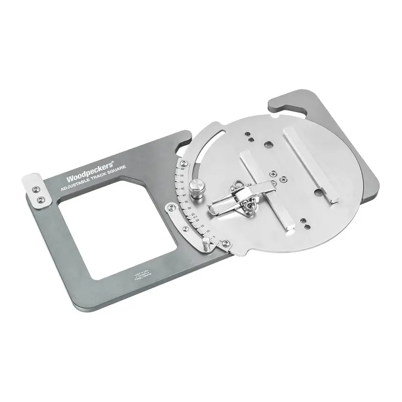 Adjustable Track Square — Aluminum Layout Tool with Sliding Fence