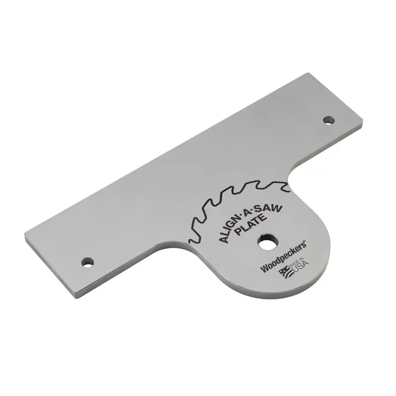 Align-A-Saw Alignment Plate for Table Saw Calibration