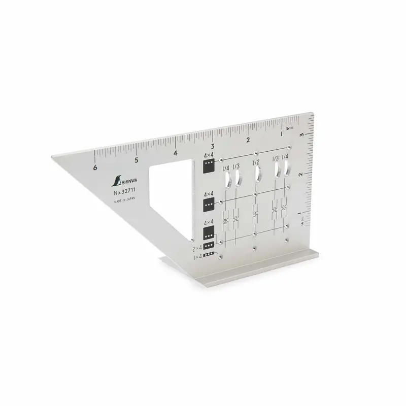 Aluminum 3D Miter Rule for 2″ × 4″ Lumber