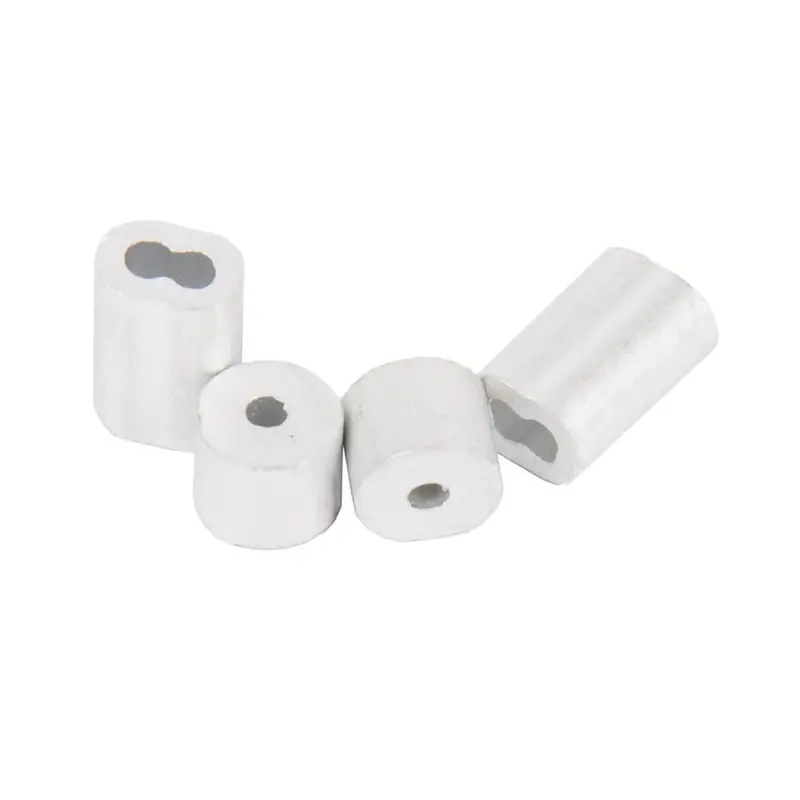 Aluminum Wire Rope Sleeve & Stop Set – 1/16″, 2-Pack