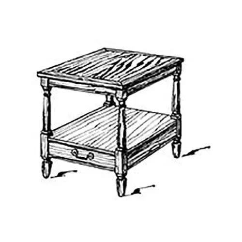 American End Table Woodworking Construction Guide