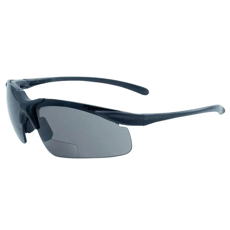 Apex Smoke-Tinted Bifocal Safety Lenses – +2.50 Diopter