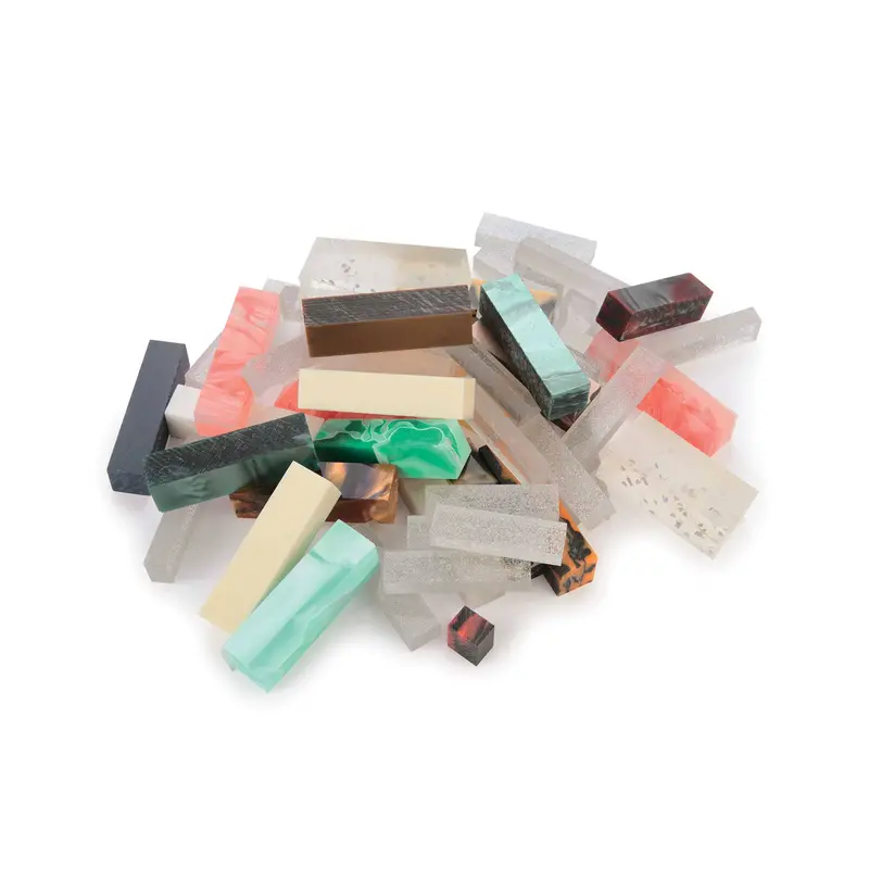 Assorted Acrylic Turning Stock Grab Bag – 3 lb Mix (Various Sizes & Colors)