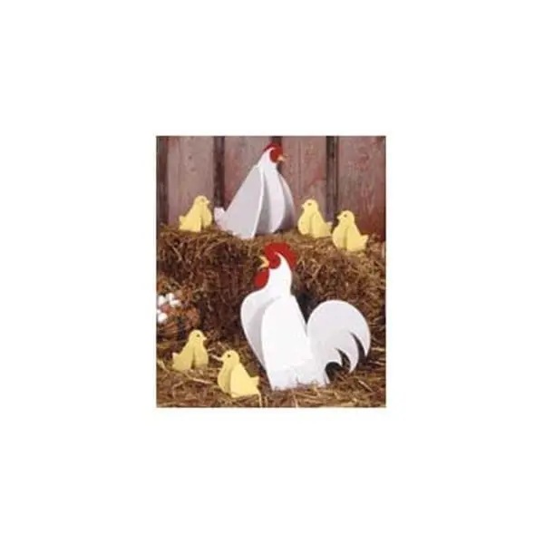 Backyard Chicken Decorative Wood Sculpture Plan