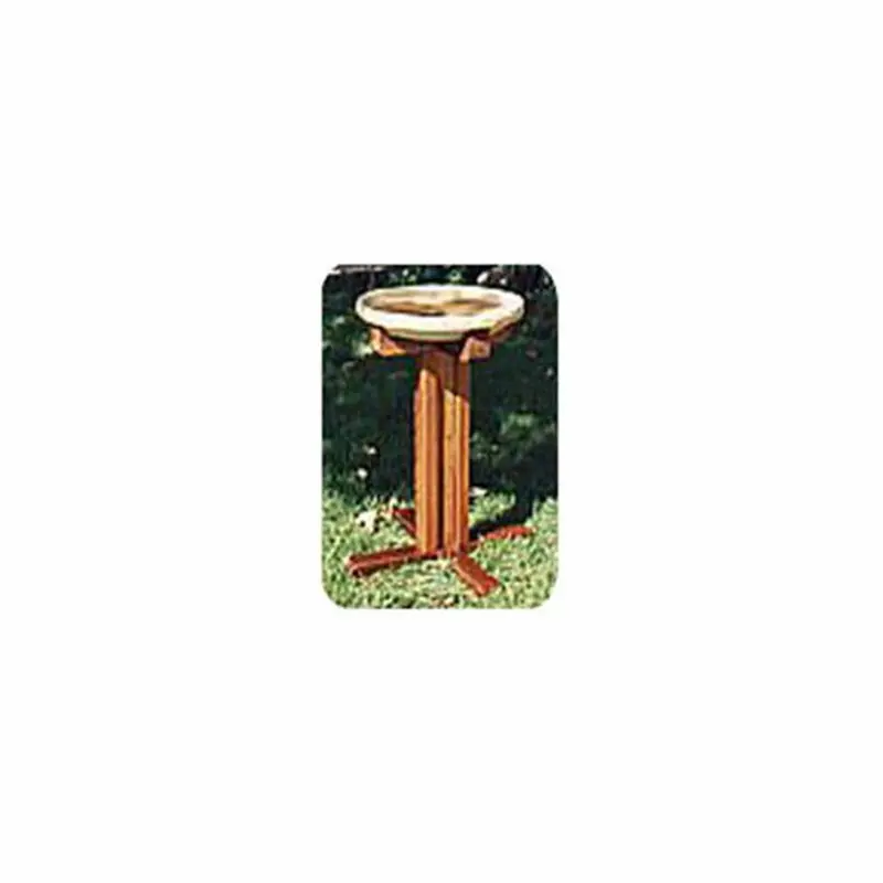 Bird Bath Construction Plan for Outdoor Woodworkers