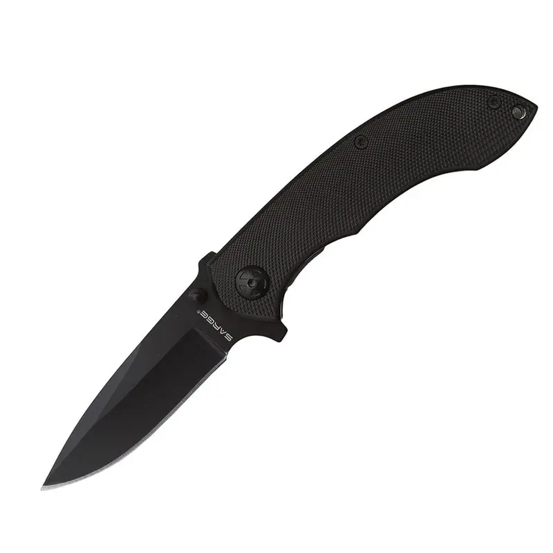 Blackout Tactical Folding Knife – Anodized Aluminum Frame Lock