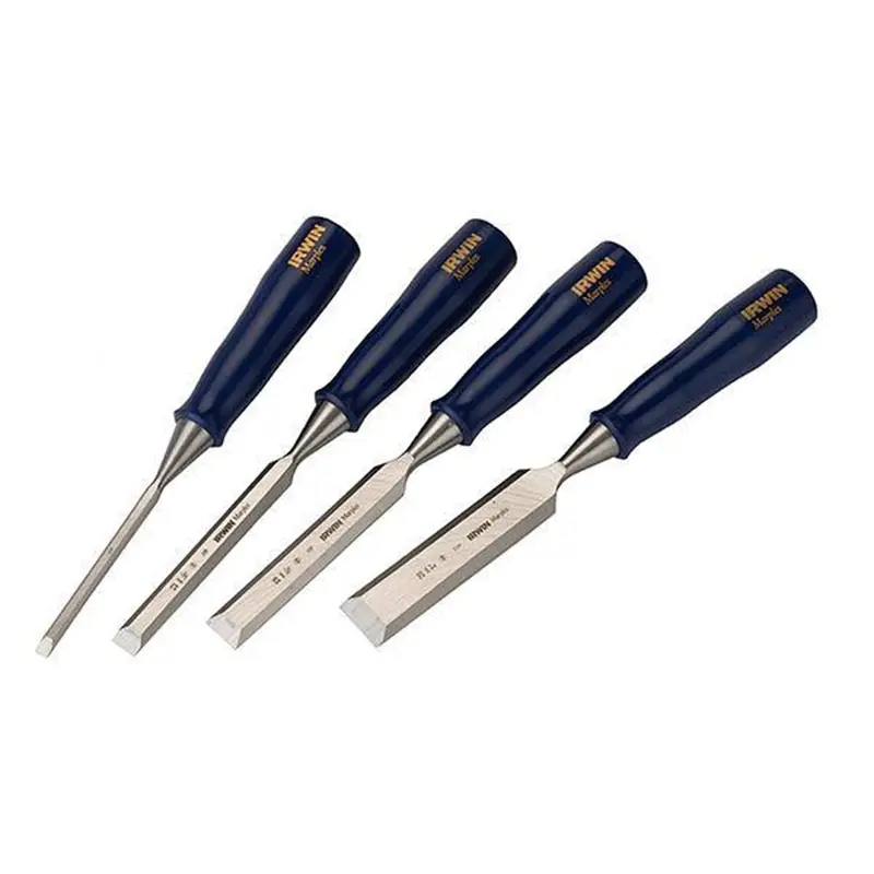 Blue Chip 4-Piece Chisel Set – For Fine Woodworking & Detail Work