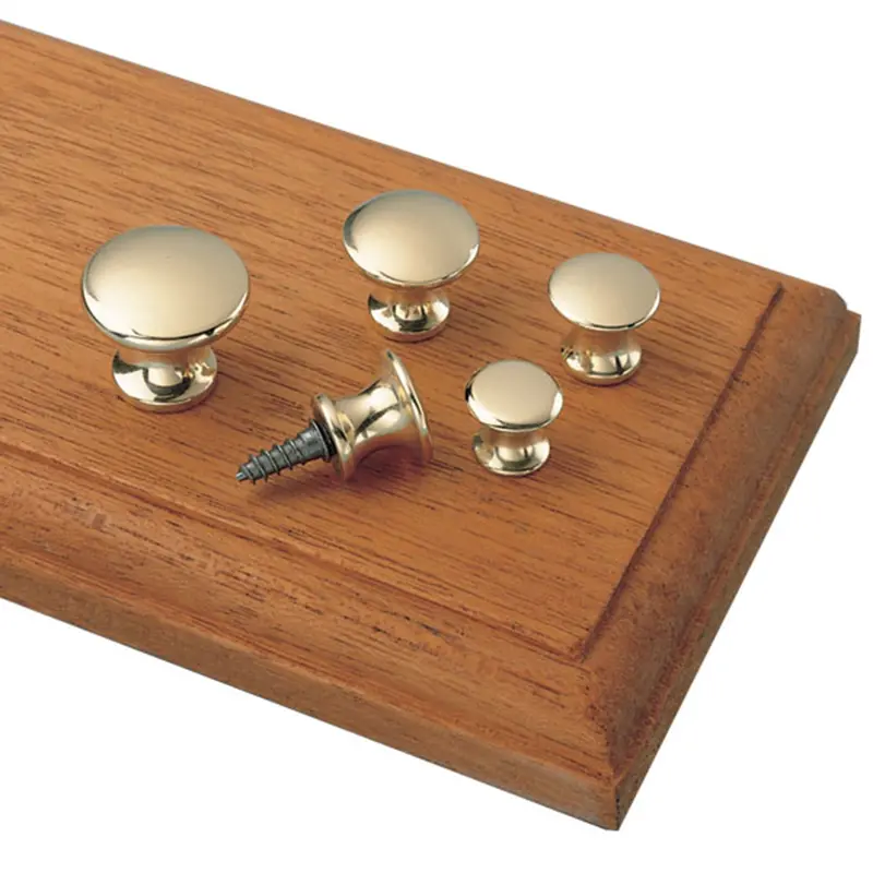Brass Knob – 3/8″ Diameter × 5/16″ Height