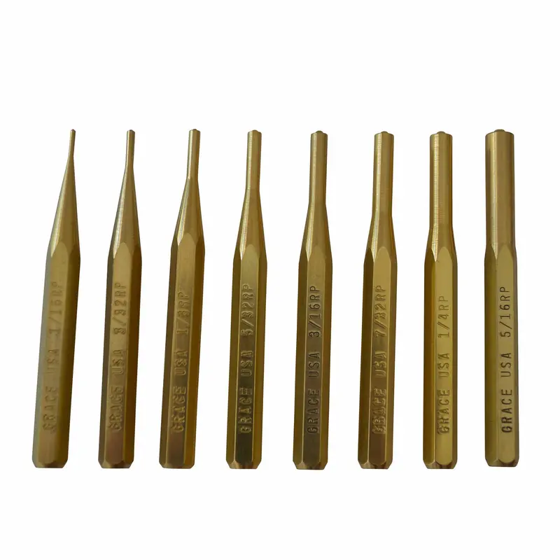 Brass Pin Punch Set for Gun Maintenance and Precision Work