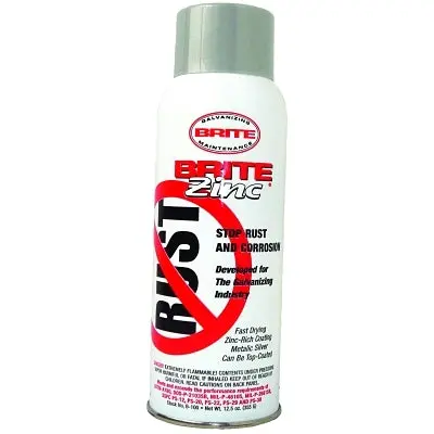 Brite Zinc Galvanizing Compound – 12.5 oz Aerosol for Rust Prevention & Coating
