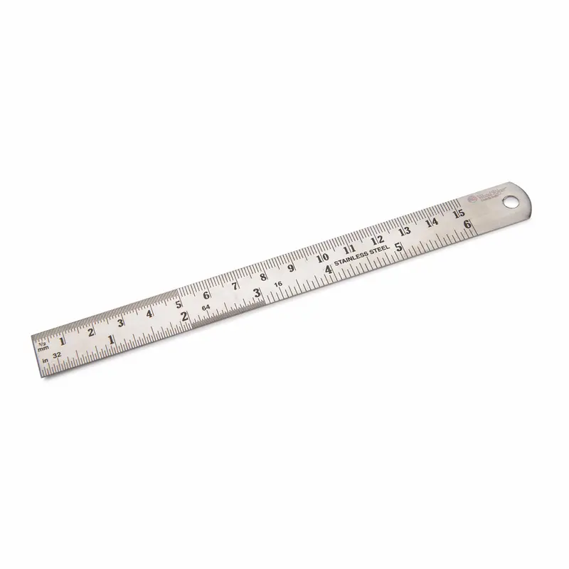 Cabinetmaker’s Stainless Steel Measuring Rule