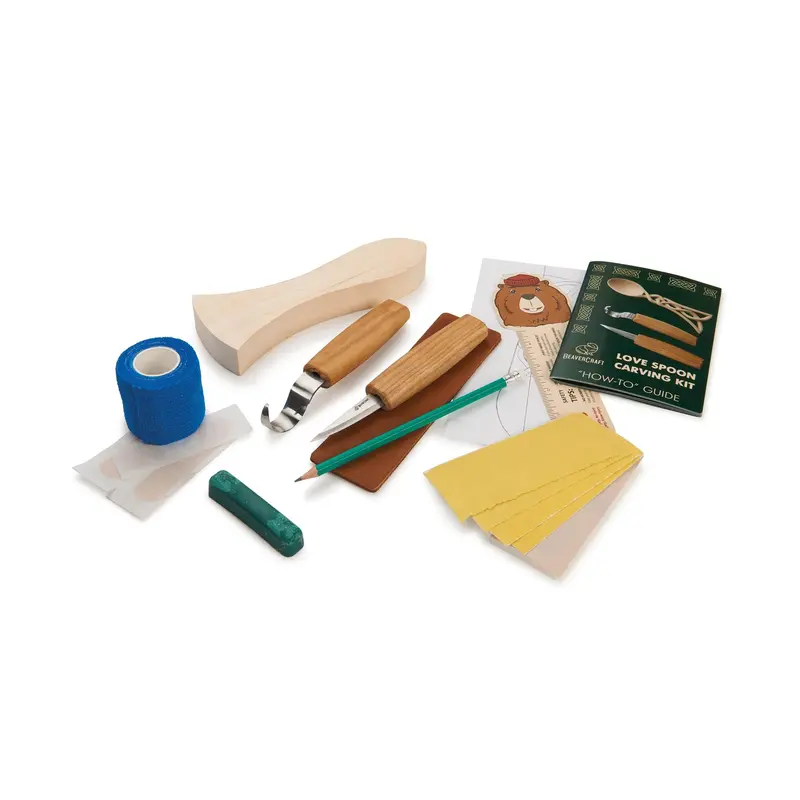 Celtic Love Spoon Wood Carving Kit for Beginners and Enthusiasts