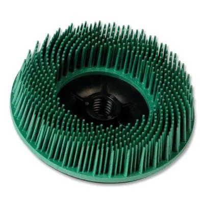 Ceramic Bristle Disc – 4-1/2″ × 5/8″-11, 50 Grit, Green, 12000 RPM