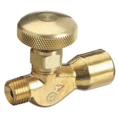 CGA-023 Flow Metering Valve – 200 PSIG, B-Size Cylinder Connection, 9/16″-18 LH Male Inlet