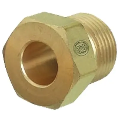 CGA-580 Regulator Inlet Nut – Brass, Designed for Argon, Helium, and Nitrogen Systems