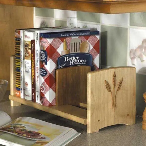 Chef’s Bookshelf Woodworking Plan — Printable Paper Project Blueprint
