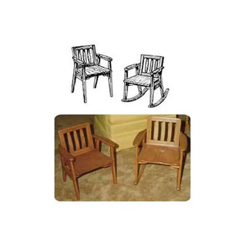 Child’s Rocking Armchair – Safe, Ergonomic Wooden Seating Plan