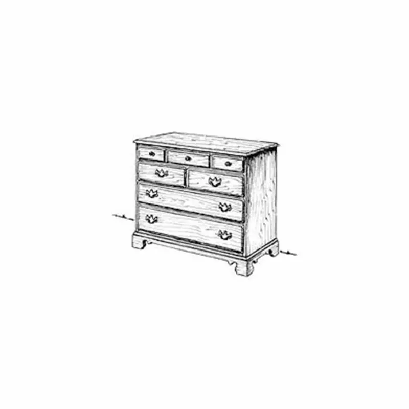 Chippendale Chest of Drawers Woodworking Plan (Printable PDF)