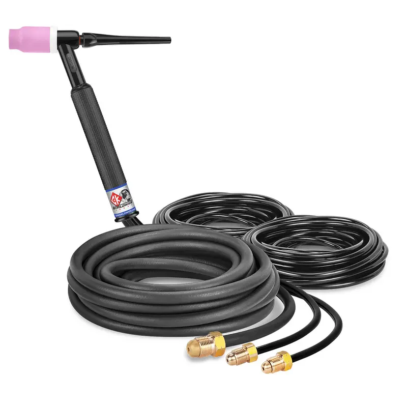 CK Worldwide CK5125 500A Water-Cooled Rigid Head TIG Torch — 25-Foot Cable