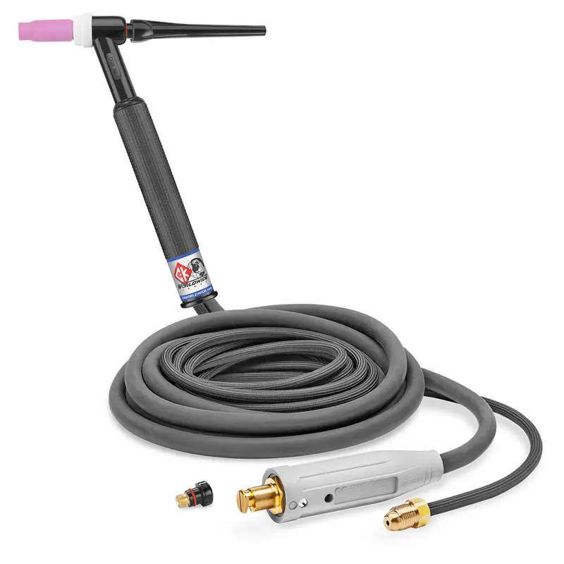 CK Worldwide CKCS26252RG 300A Rigid-Head Gas-Cooled TIG Torch with 25′ Standard Cable