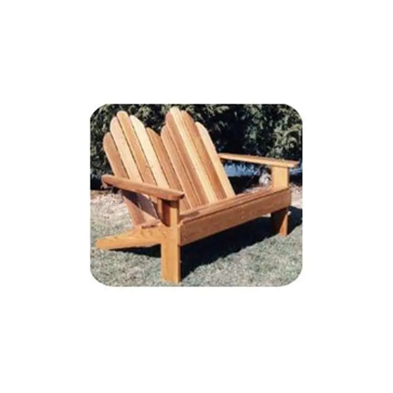 Classic Adirondack Loveseat Woodworking Construction Plan