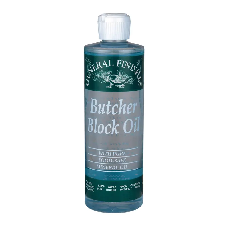 Clear Butcher Block Mineral Oil – Pint Size Food-Safe Finish