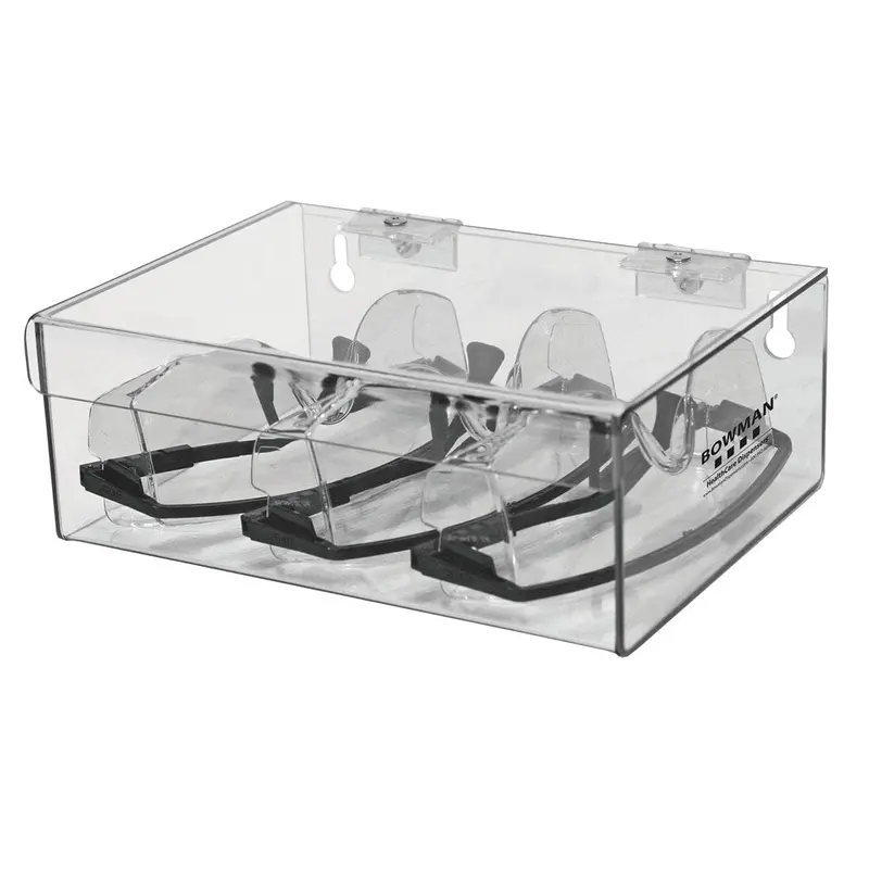 Clear Hinged-Lid Storage Container – Stackable Acrylic Box