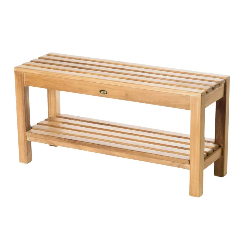 Coach Shower Bench with Storage Shelf – 36″ (90 cm)