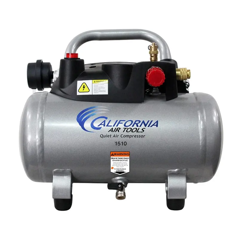 Compact 1.5-Gallon 1 HP Quiet Air Compressor