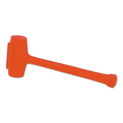 COMPO-CAST Soft-Face Sledge Hammer – 5 lb, 2-3/4″ Face, Orange Finish