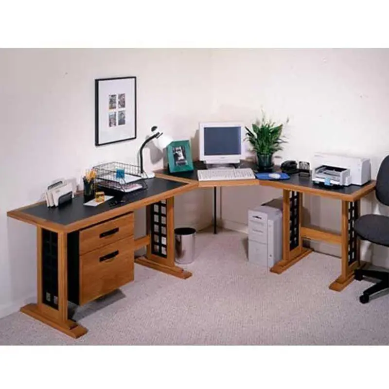 Computer Desk Woodworking Plan — Digital Downloadable Project Template
