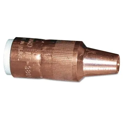 Copper MIG Nozzle for TT-Series Tips – Flush Mount, 3/8-Inch Bore