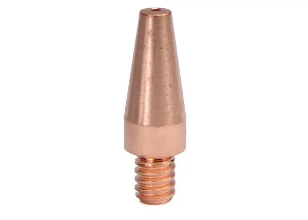 Copper Plus 350A Tapered Contact Tip – 0.030″ (0.8 mm) – Pack of 100