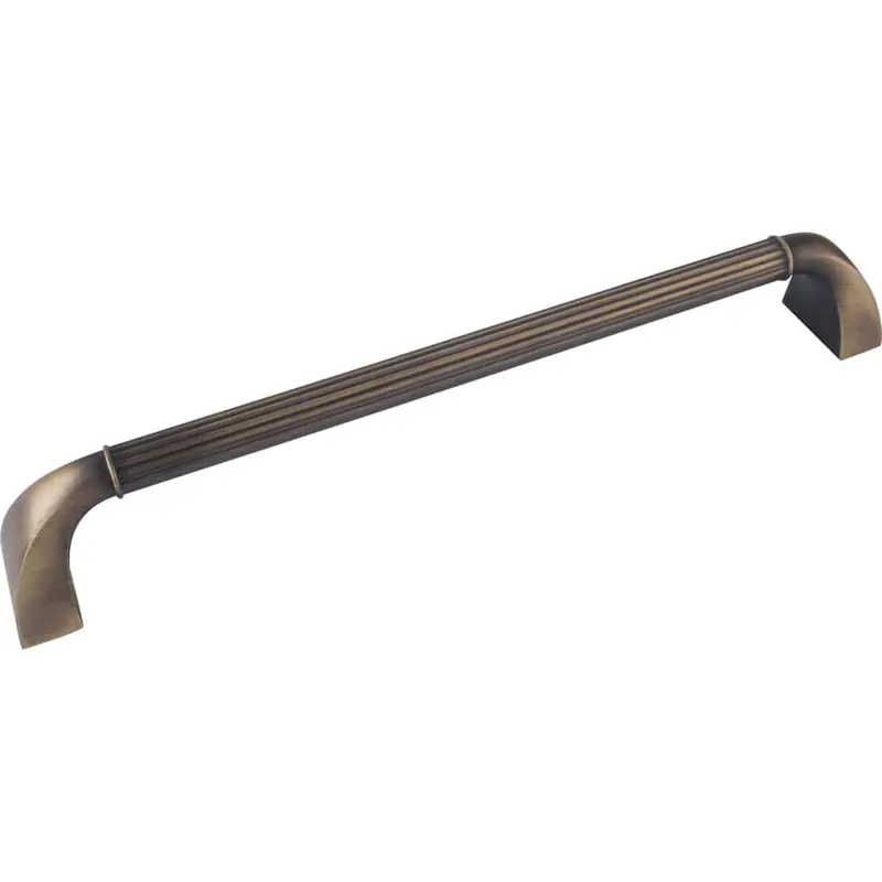Cordova Appliance Handle – 12″ Center-to-Center, Antique Brushed Satin Brass