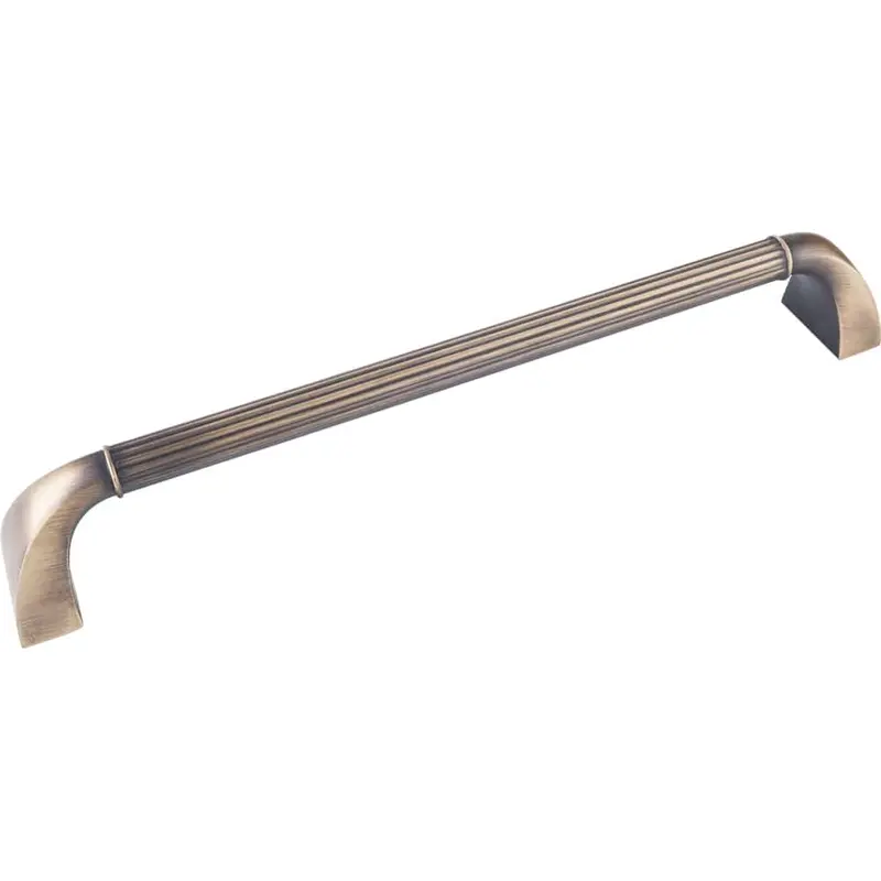 Cordova Appliance Handle – 18″ Center-to-Center, Antique Brushed Satin Brass