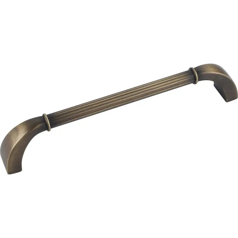 Cordova Cabinet Pull – 160 mm Center-to-Center, Antique Brushed Satin Brass
